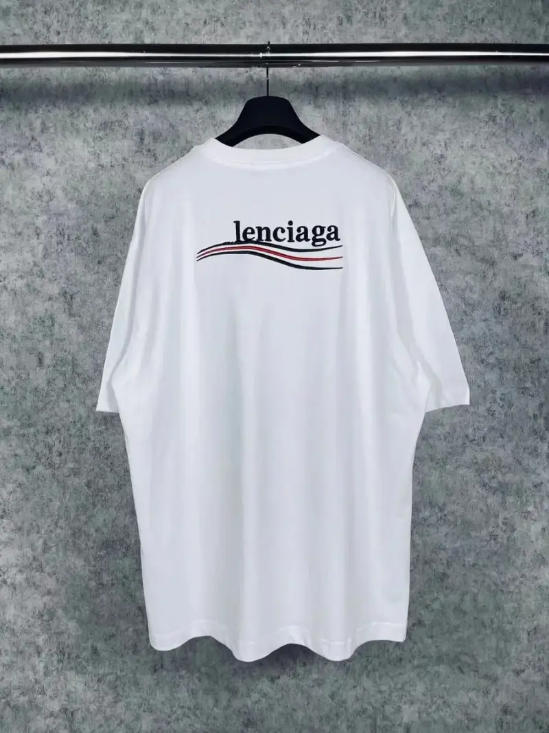Balenciaga Logo T-Shirt — white colorway — USFans Spreadsheet photo