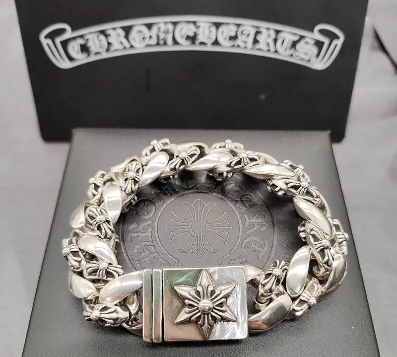 Chrome Hearts Thick Bracelet With Cross — S8 colorway — USFans Spreadsheet photo