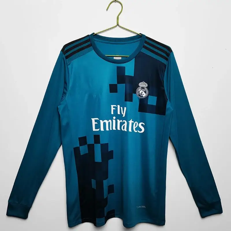 AC Milan Long Sleeve T-Shirt — Long-sleeve Real Madrid Second Kit 17/18 colorway — Kakobuy Spreadsheet photo