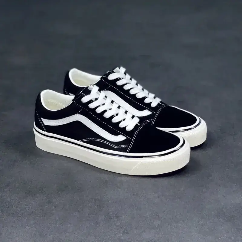 Vans Old Skool Shoes — ANA OS Black and White Low colorway — Kakobuy Spreadsheet photo
