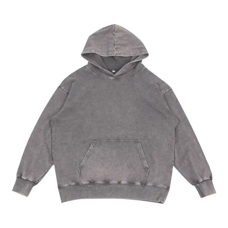 Unionkingdom 450G Washed Hoodie — Washed distressed gray colorway — Kakobuy Spreadsheet photo