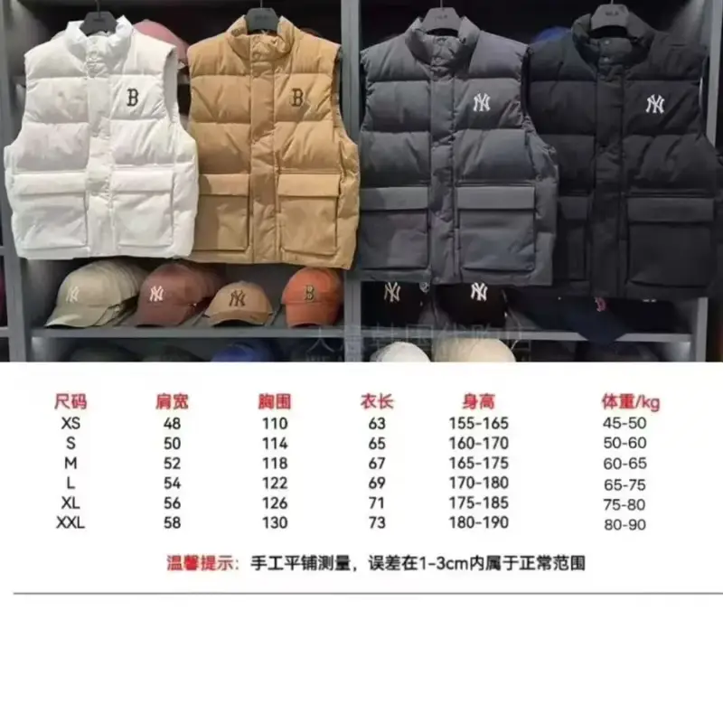 New Era Vest — Black colorway — USFans Spreadsheet photo