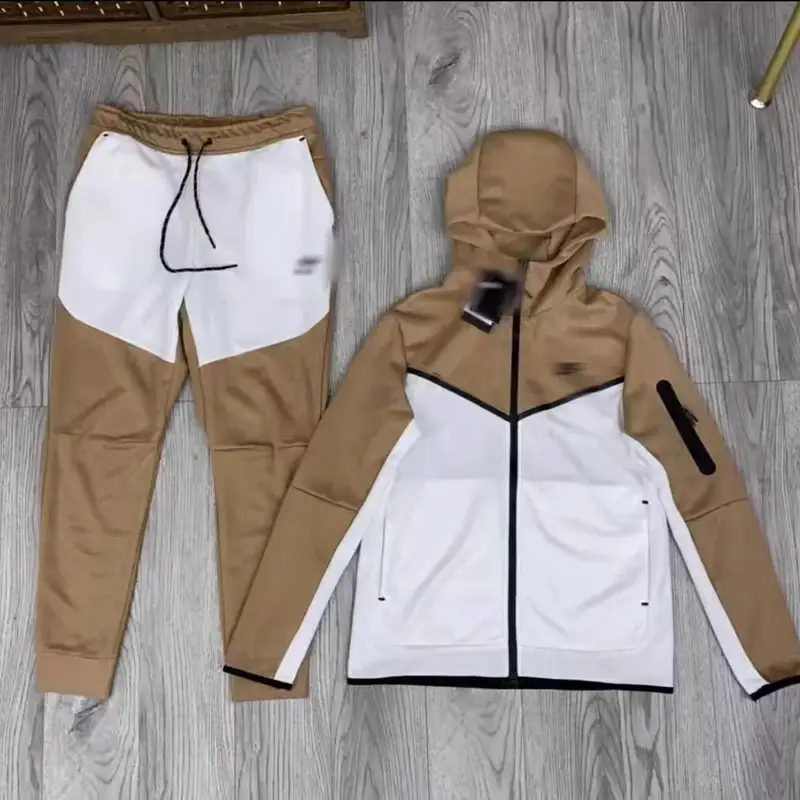 Nike Tech Fleece Black Pants — Deep Khakis Spelling White Suit colorway — USFans Spreadsheet photo