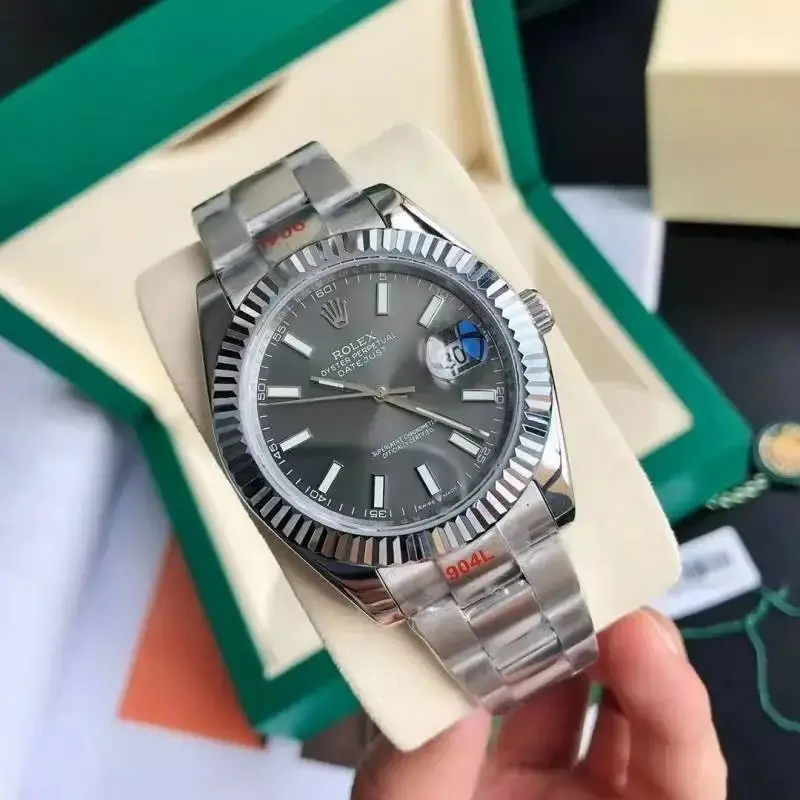 Rolex — Silver shell gray plate-three beads strap mineral reinforced mirror glass colorway — USFans Spreadsheet photo