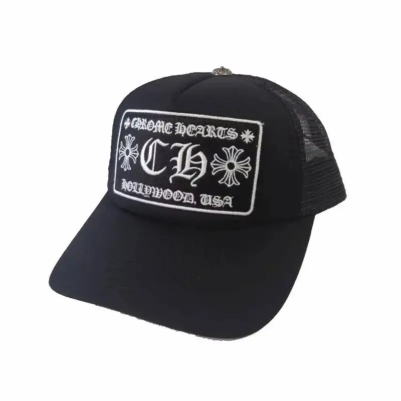 Chrome Hearts Caps — CH curved eaves all black colorway — USFans Spreadsheet photo