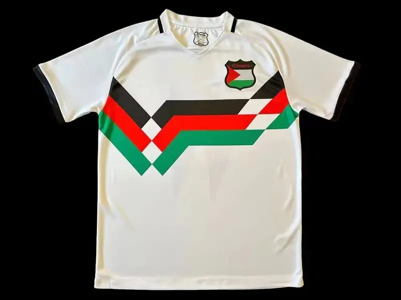 Palestine Jersey — 2425 retro three-color palestine colorway — Kakobuy Spreadsheet photo