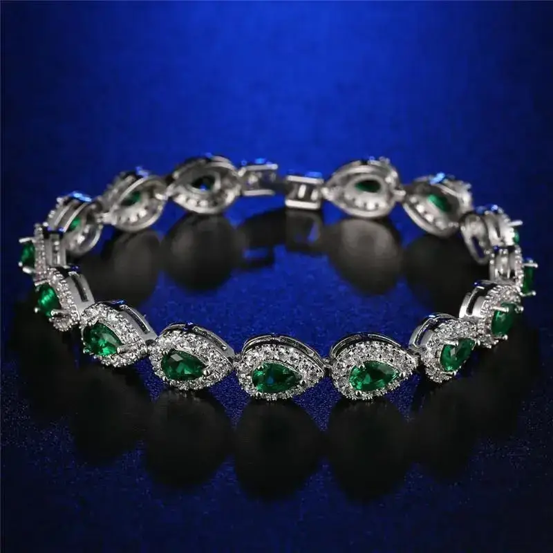 Random Bracelet — KSB00039 Platinum Green Diamond colorway — USFans Spreadsheet photo