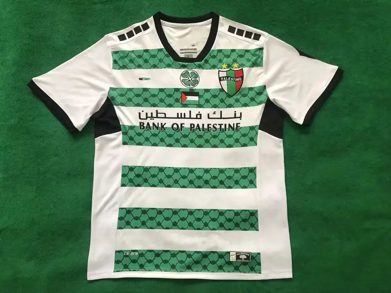 Palestine Jersey — 2425 White Room Green Palestine Two Gues colorway — Kakobuy Spreadsheet photo