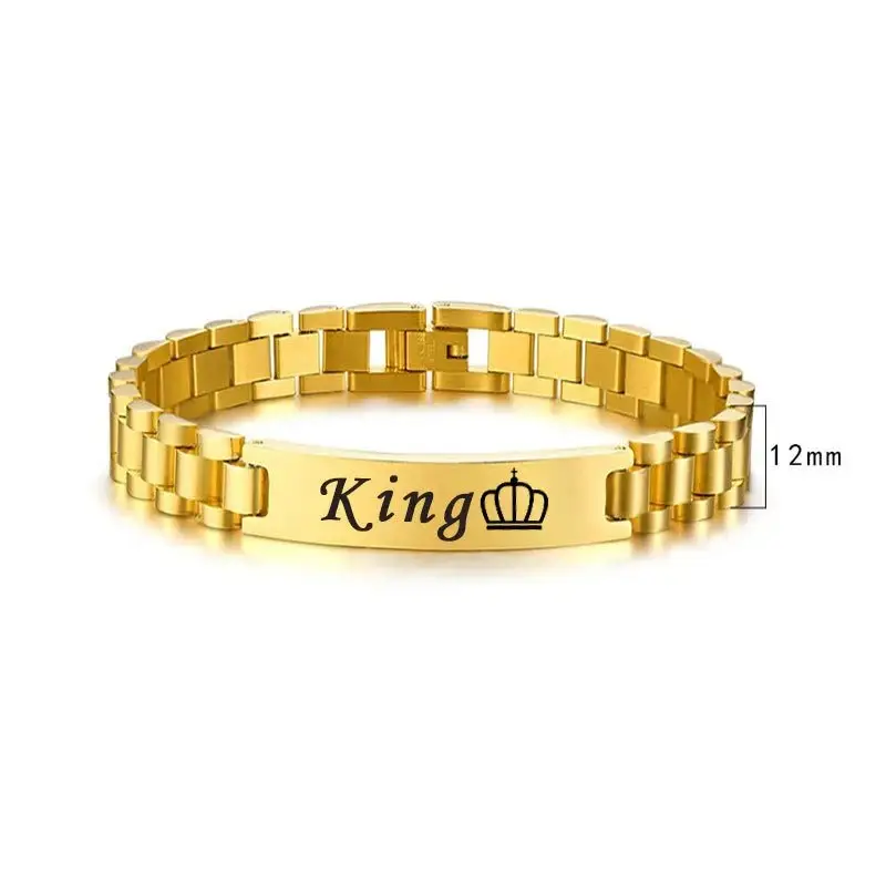 Lacoste Bracelet — Gold-width 12mm [21CM] lettering colorway — USFans Spreadsheet photo