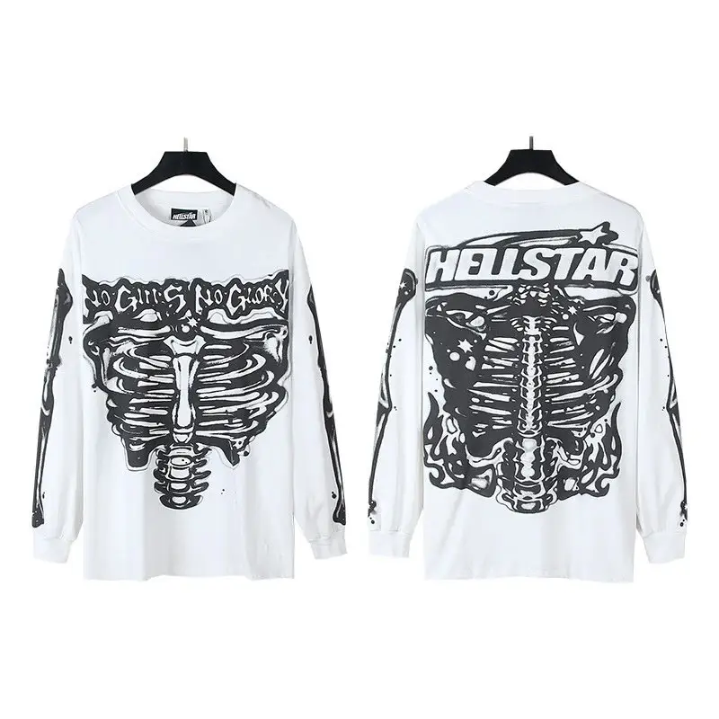 Hellstar Tee Hoodie — 562 white colorway — USFans Spreadsheet photo