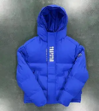 Trapstar Decoded Jacket — Blue colorway — USFans Spreadsheet photo