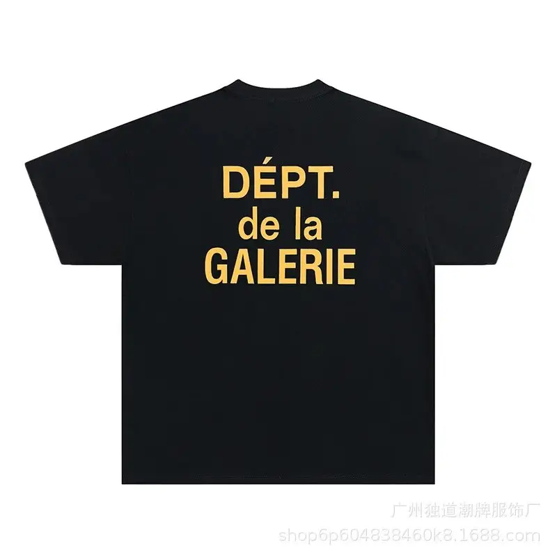 Gallery Dept TEES — 990 black yellow colorway — USFans Spreadsheet photo