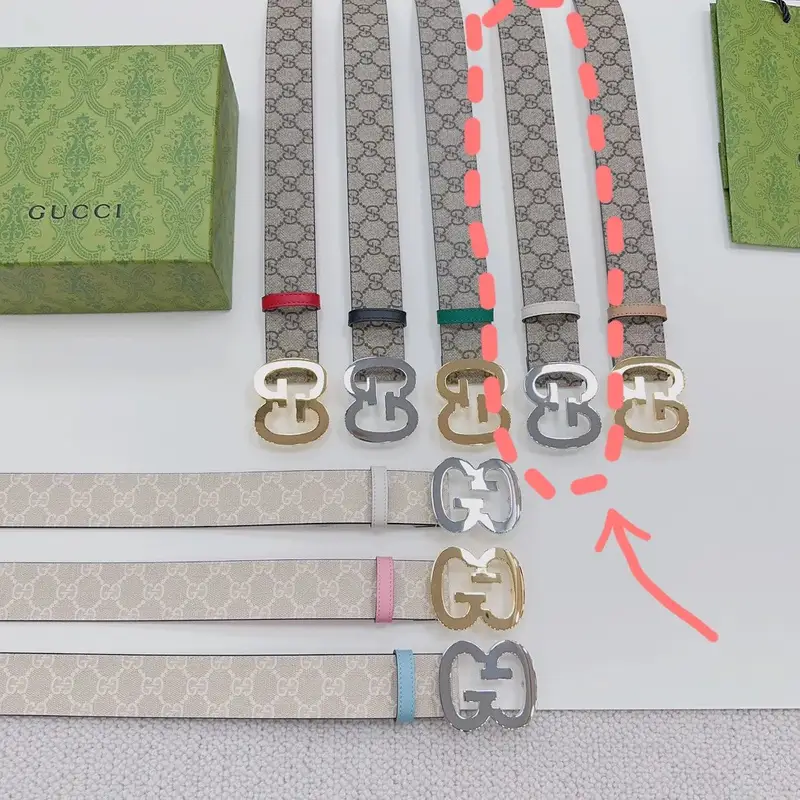 Best batch for Gucci Belt — Deep face creamy-white colorway — USFans Spreadsheet photo