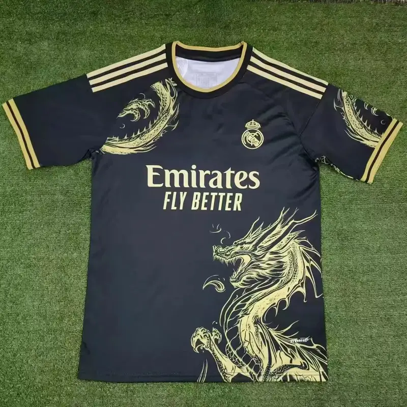 JERSEYS — Real Madrid Black Golden Dragon Special Edition colorway — Kakobuy Spreadsheet photo