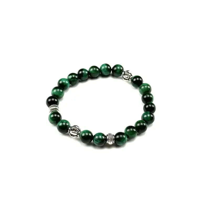 Chrome Hearts Beat Bracelet — Green Tiger Eye Stone colorway — USFans Spreadsheet photo