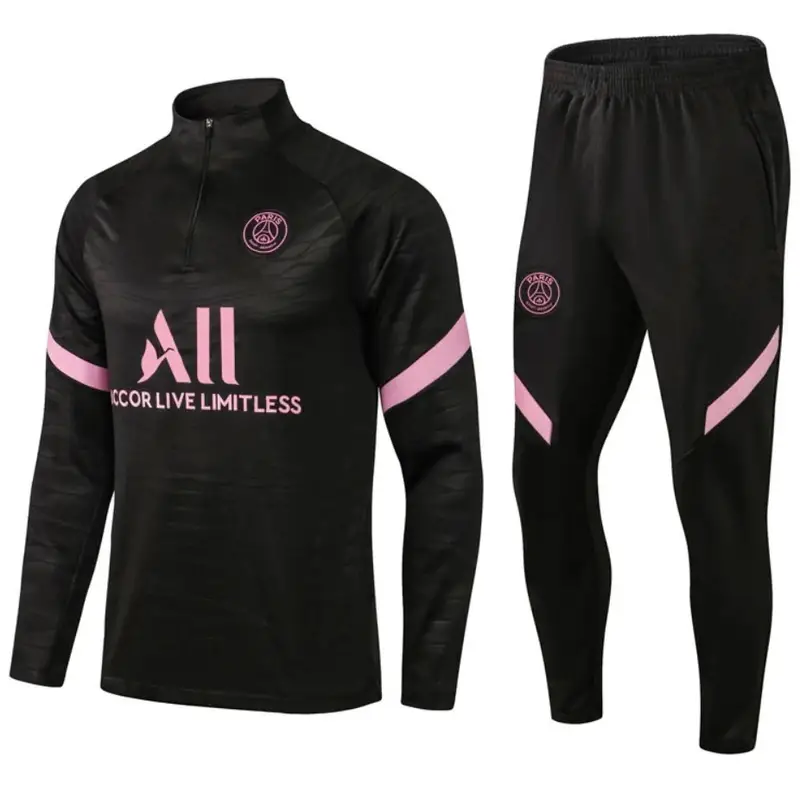 Football Set Tracksuit — 2122 Paris Black colorway — USFans Spreadsheet photo