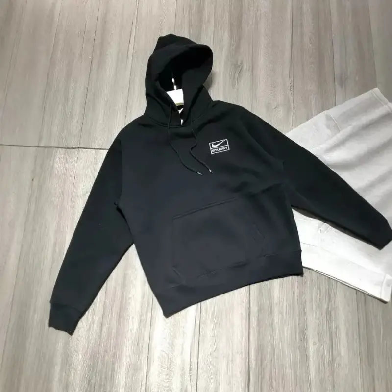 Stussy Hoodie — black colorway — USFans Spreadsheet photo