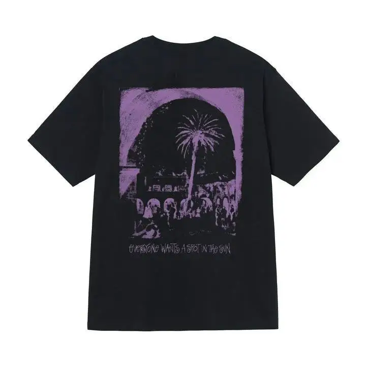 Stussy t-shirt — Black 【 Gate 】 colorway — USFans Spreadsheet photo