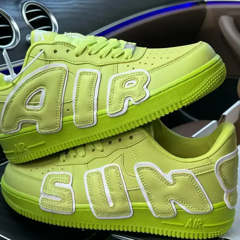 Air Force 1 CPFM All White — yellow colorway — USFans Spreadsheet photo
