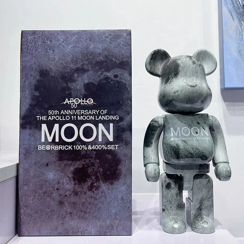 Bearbrick 400% — Moon colorway — USFans Spreadsheet photo