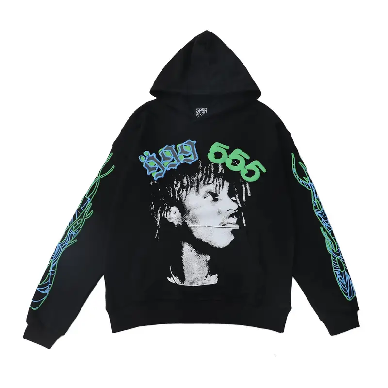 Sp5der Juice WRLD Hoodie — 17 colorway — USFans Spreadsheet photo