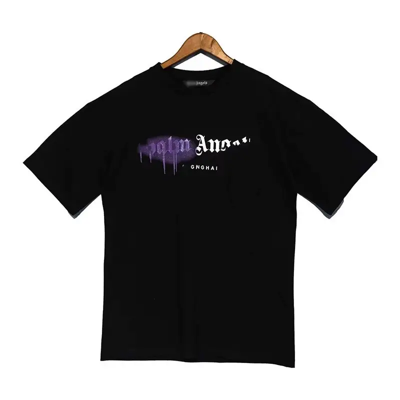 Palm Angels Spray T-Shirt — Black/Purple colorway — USFans Spreadsheet photo