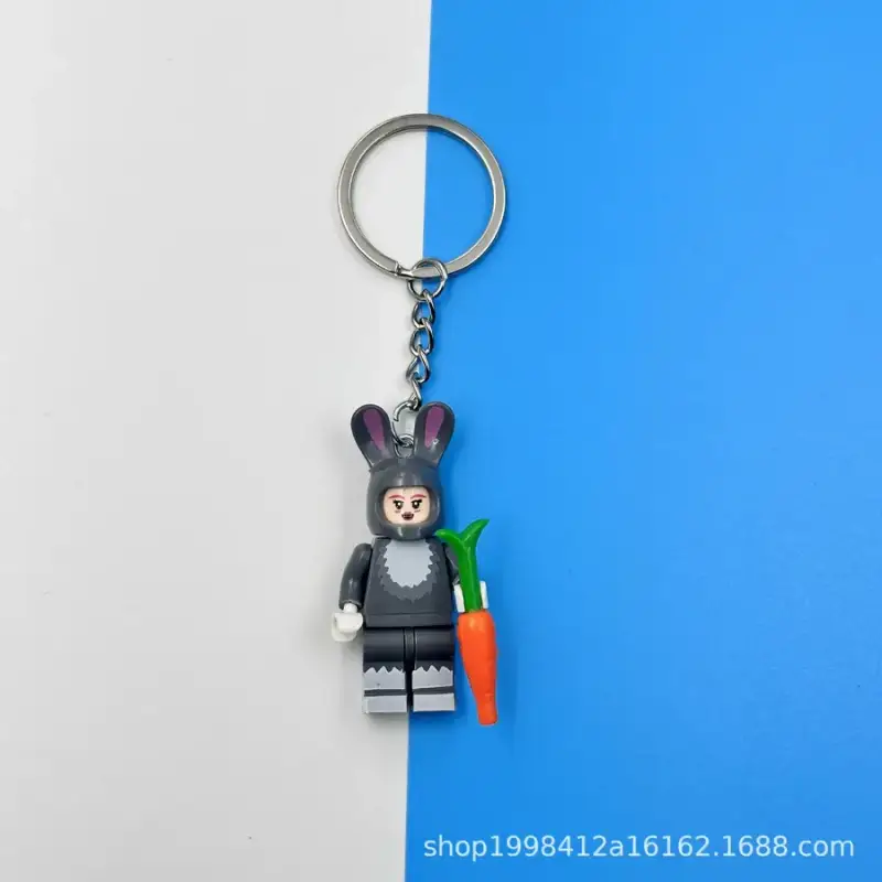 Lego Keychain Pendants — Radish rabbit colorway — USFans Spreadsheet photo