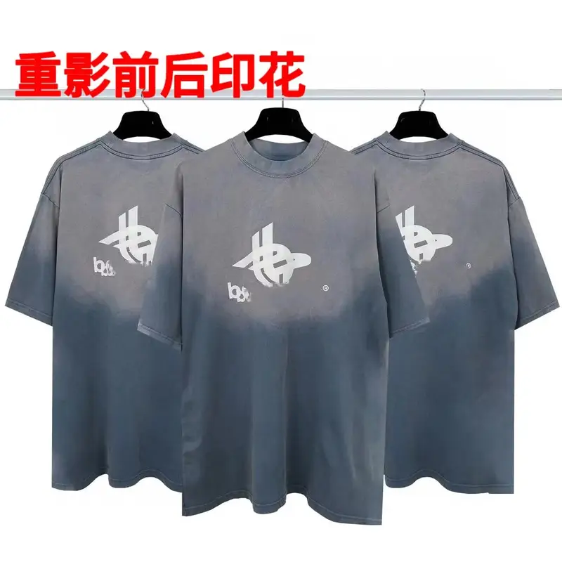 Balenciaga Tees — ghosting print before and after colorway — USFans Spreadsheet photo