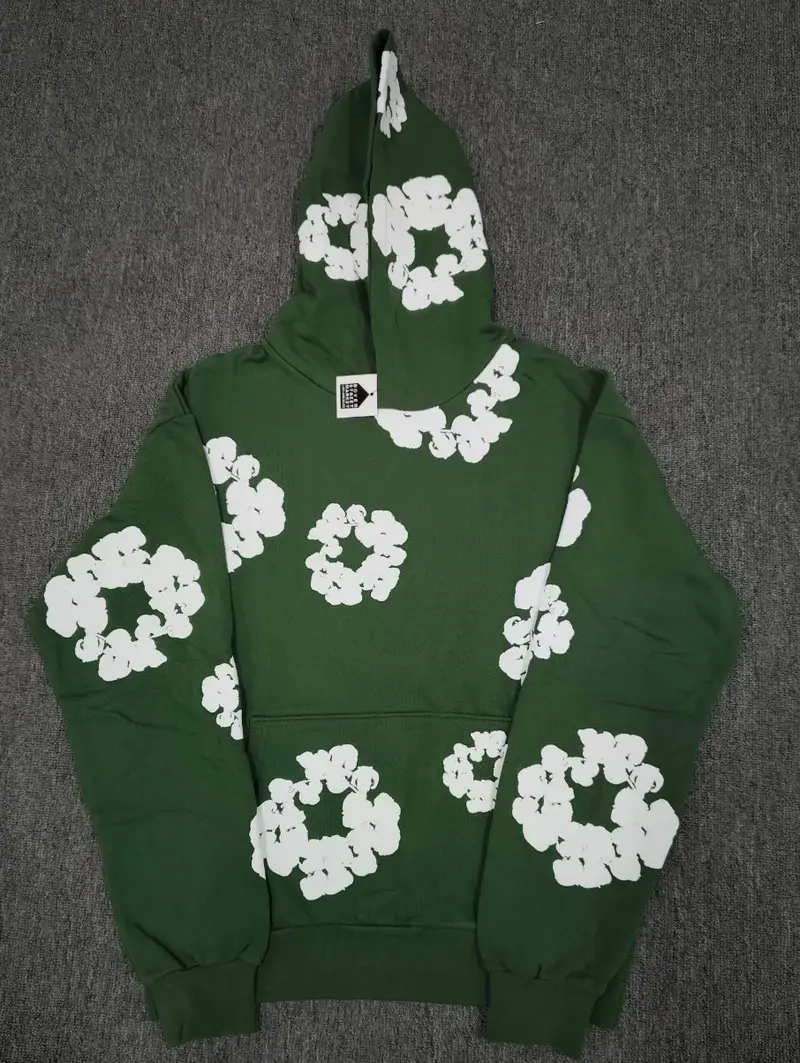 Denim Tears Offset Hoodie — green colorway — Kakobuy Spreadsheet photo