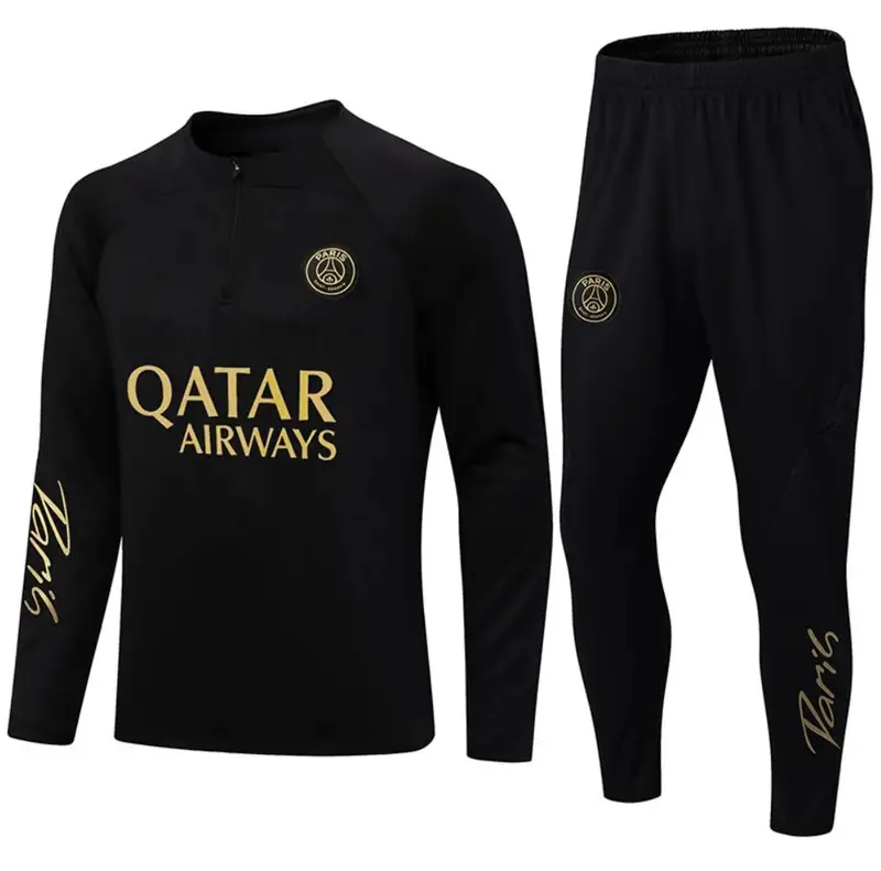 Football Set Tracksuit — 2223 Paris Black colorway — USFans Spreadsheet photo