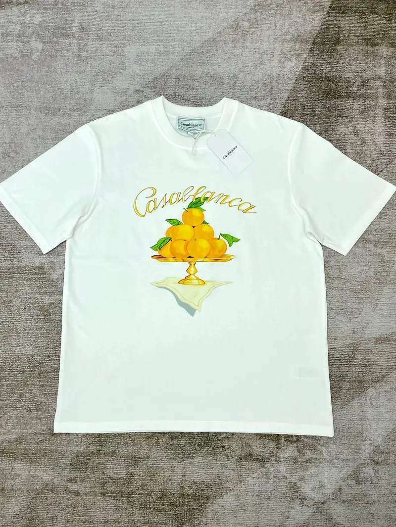 Casablanca T-Shirt — White 9 colorway — USFans Spreadsheet photo