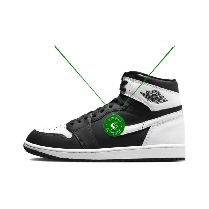 Off-White AJ1 University Blue — White Panda colorway — USFans Spreadsheet photo