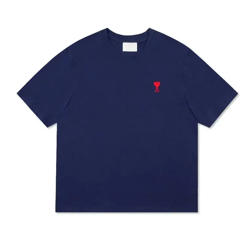 Ami Paris T-Shirts with Small Logo — Little Love-Tibetan Blue colorway — USFans Spreadsheet photo