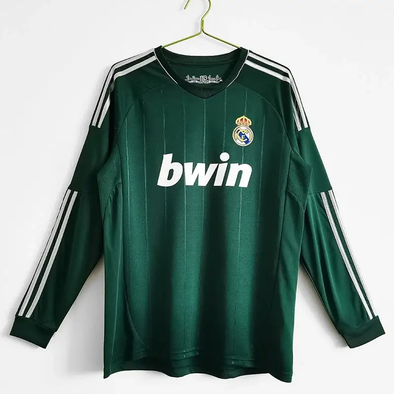 AC Milan Long Sleeve T-Shirt — Long-sleeve Real Madrid away kit 12/13 colorway — Kakobuy Spreadsheet photo