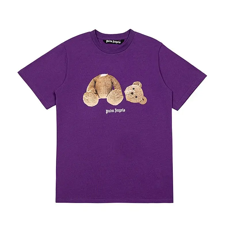 Palm Angels Monogram NY Spray Tee — 667 purple colorway — USFans Spreadsheet photo