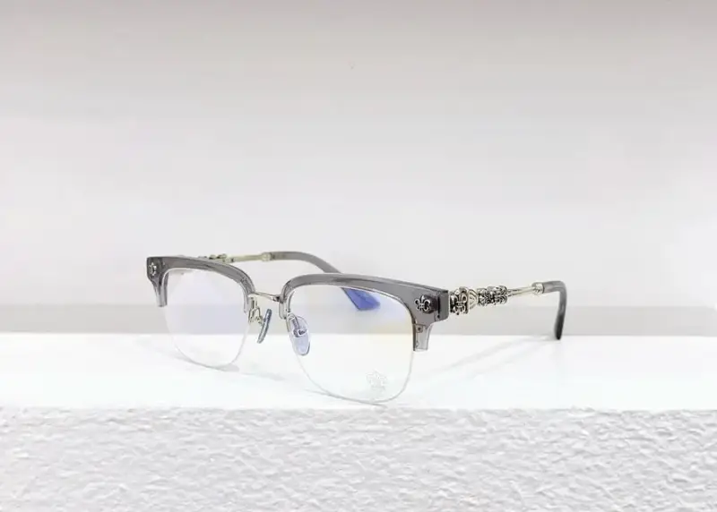 Chrome Hearts Sunglasses — through gray silver colorway — USFans Spreadsheet photo