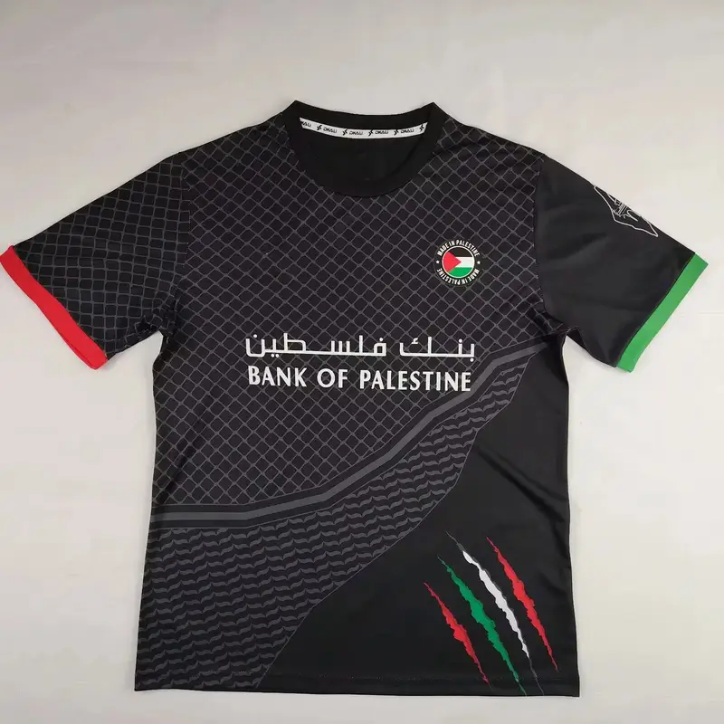 Palestine Jersey — Palestinian Black Flower colorway — Kakobuy Spreadsheet photo