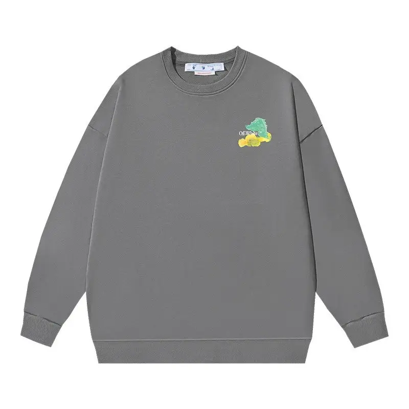 Off-White White Crewneck — 125 dark gray colorway — USFans Spreadsheet photo