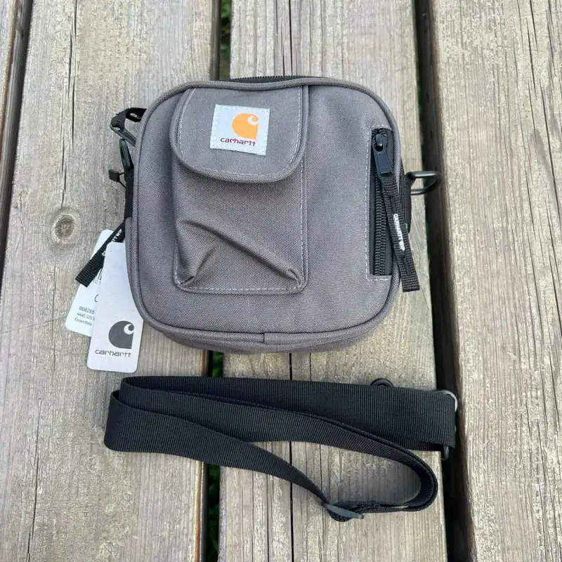 Carhartt Square Shoulder Bag — Pull bone square bag gray colorway — USFans Spreadsheet photo