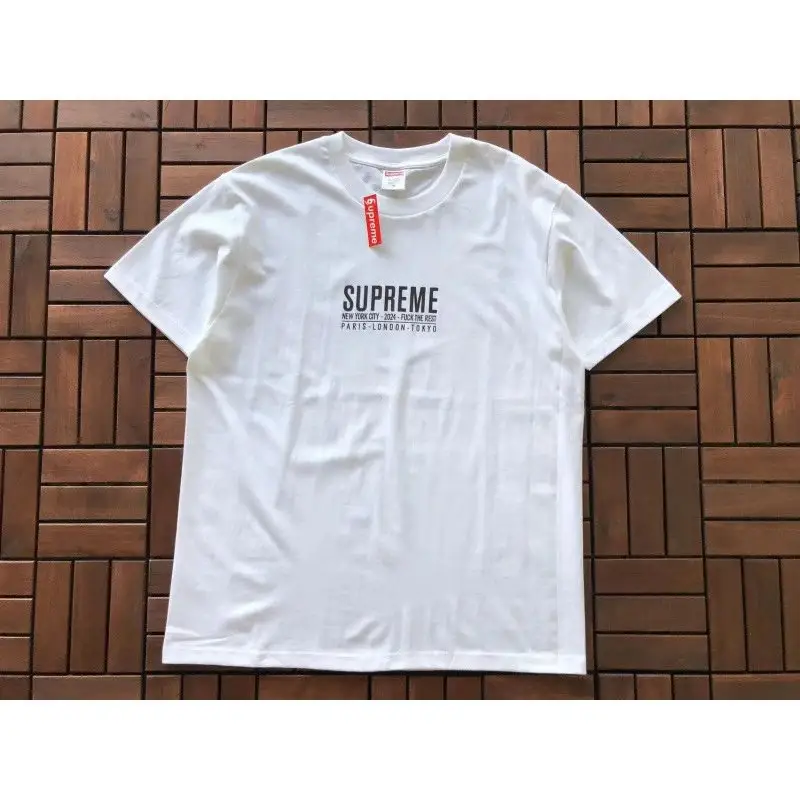Supreme X Ducati T-Shirt — B376 PARIS TEE White colorway — USFans Spreadsheet photo
