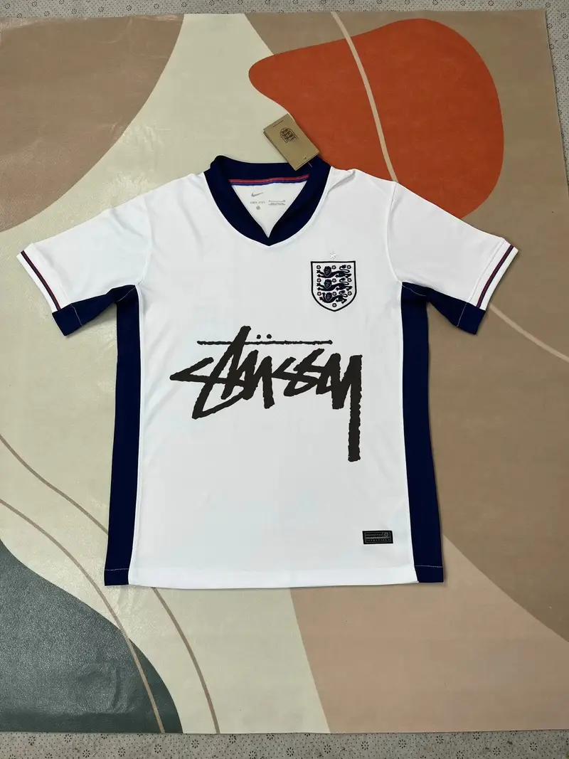 Stussy Jerseys — 2425 England home with letters colorway — USFans Spreadsheet photo