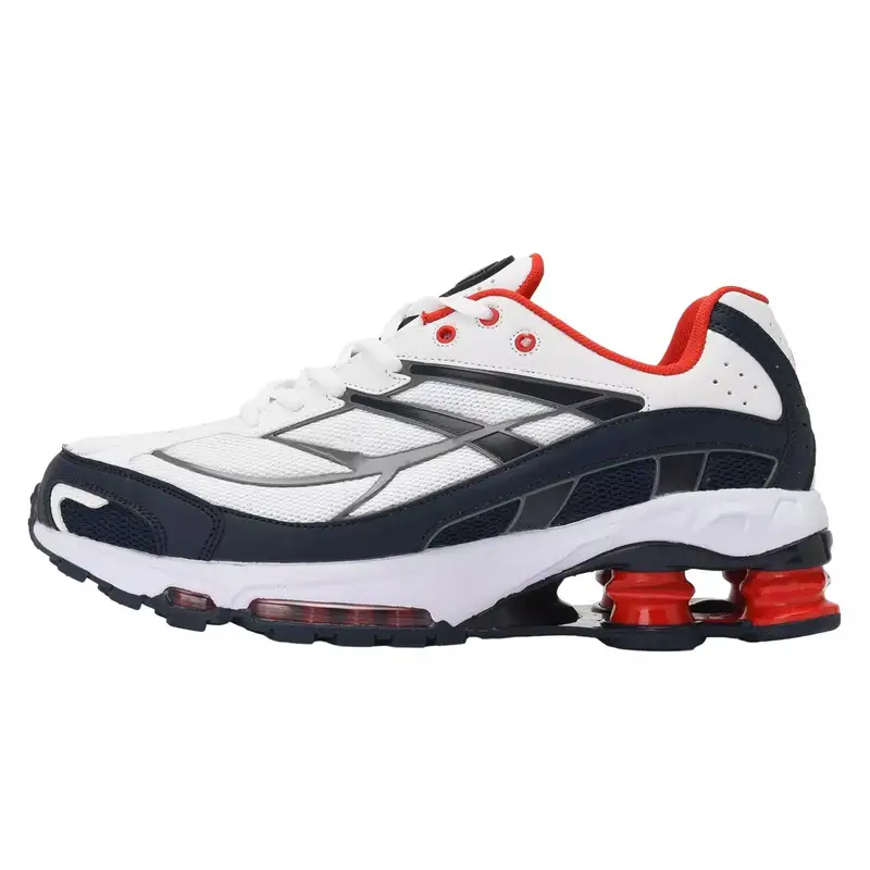 Nike Shox All White — Ride 2 Blue Red colorway — USFans Spreadsheet photo