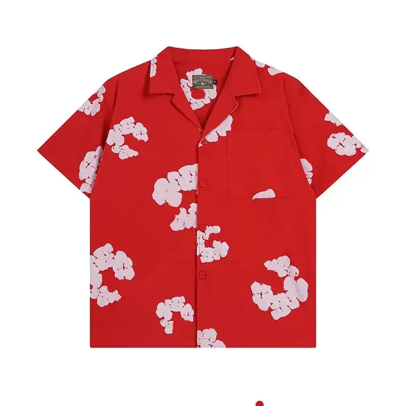 Denim Tears Shirt — shirt red colorway — USFans Spreadsheet photo