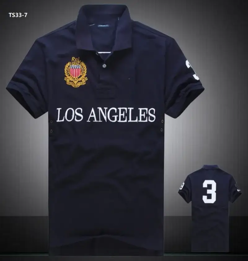 Ralph Lauren City Series Polo Shirt — Los Angeles sapphire blue colorway — USFans Spreadsheet photo