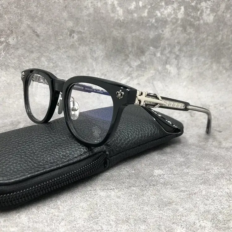 Chrome Hearts Sunglasses — Black silver colorway — USFans Spreadsheet photo