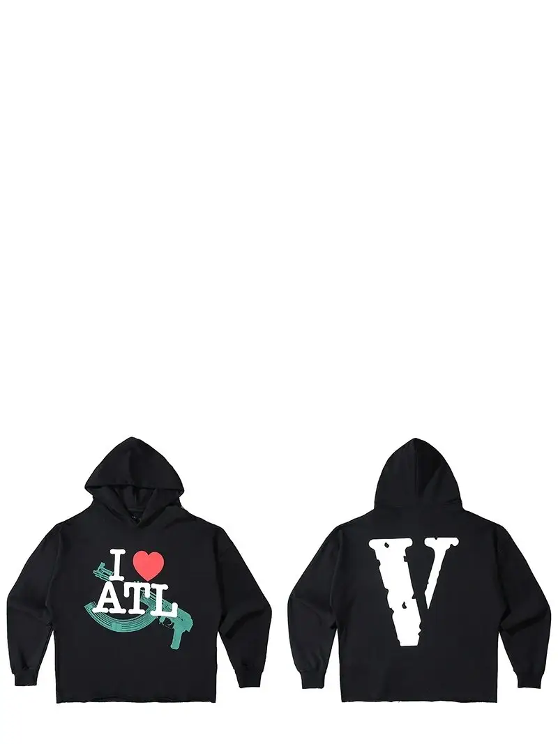 VLONE Hoodie — Black Wang Yibo colorway — Kakobuy Spreadsheet photo