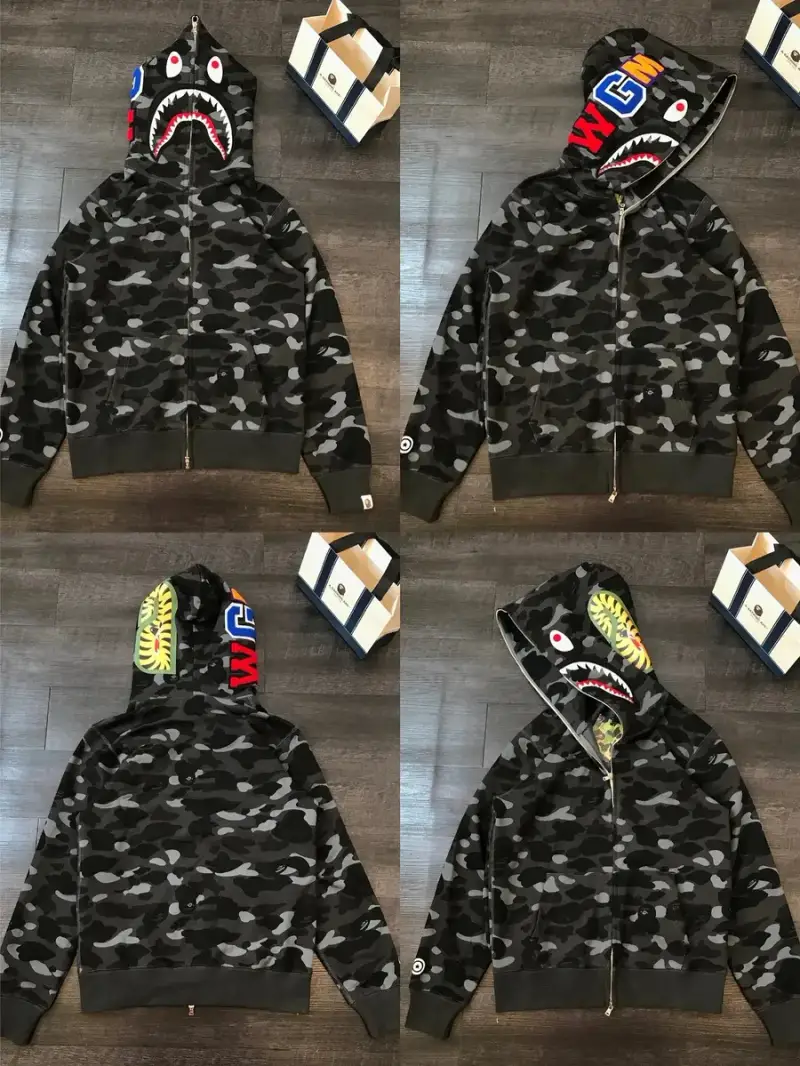 Bape Shark (Best Batch) — XX121 Camo Grey colorway — USFans Spreadsheet photo