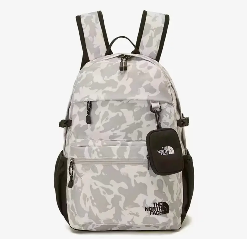 TNF Jacket Backpack — 017 gray leopard print colorway — USFans Spreadsheet photo