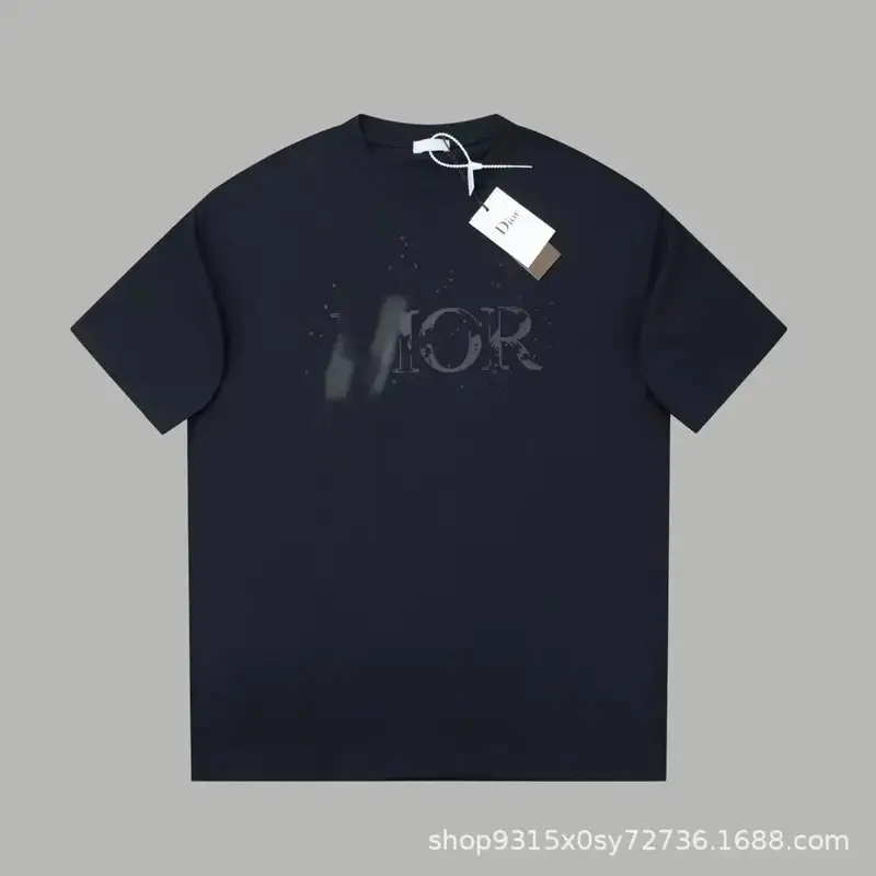 Christian Dior Atelier T-Shirt — Black Grey Letters colorway — USFans Spreadsheet photo