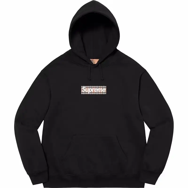 Supreme Hoodie — Black colorway — USFans Spreadsheet photo